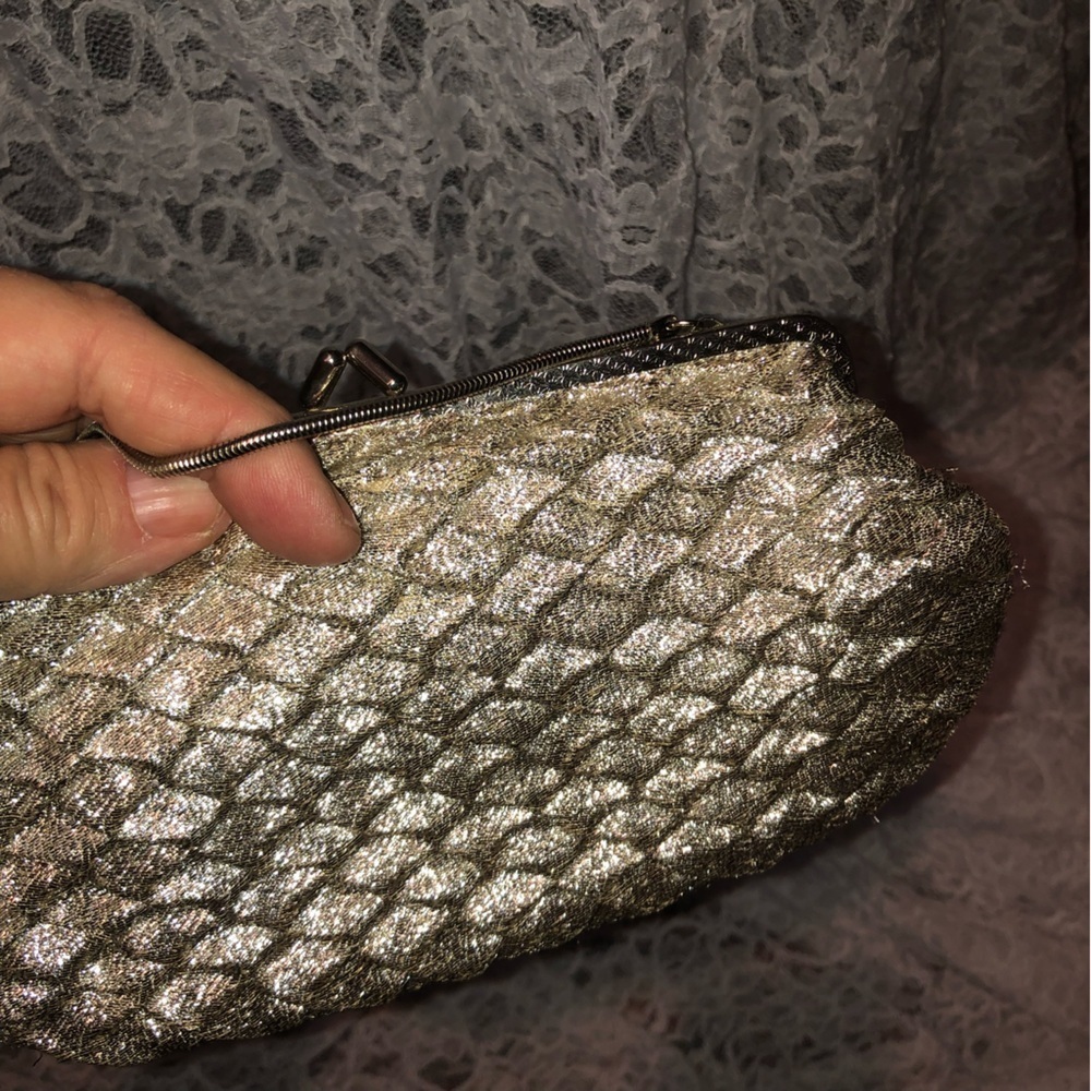 Chic Metallic Clutch